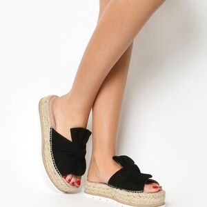 Gaimo Samantha Espadrille Slides Size 8.5